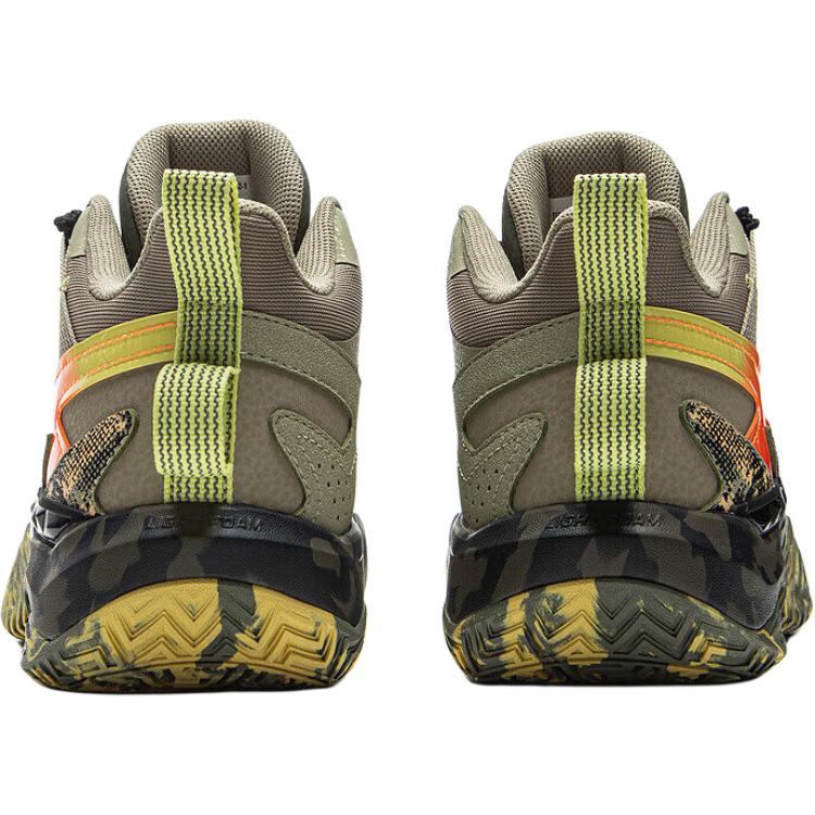 Li Ning Kids Unleashed Pro Comfortable Lightweight Non-Slip Wear-Resistant High-Top Basketball Shoes Kids Basketball Shoes YKBV012-1