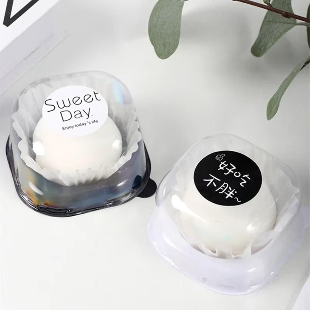 50pcs Dust-proof Moon Cake Packaging Tray Square Baking Packaging Box Moon Cake Boxes  Commercial