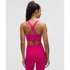 Lululemon Energy Longline Bra  MeDium Support  B D Cups Calypso Pink