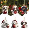 Cute, Instagram Style, Dog Series, Acrylic, Bag Computer Keychain, Car Rearview Mirror Pendant, Hanging Decoration