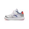 Anta Kids Synthetic Leather Comfortable Non-Slip Low-Top Walking Shoes Baby Shoes Silver Orange A12430076-1