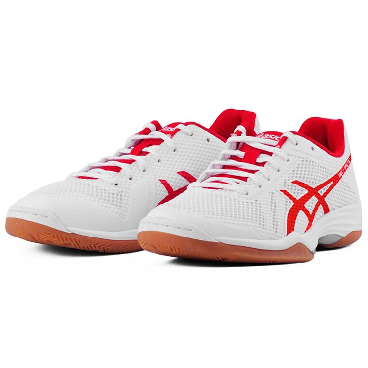 New Asics Gel Tactic 2 'White Red' Women's 1052A017-143