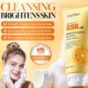 Glutathion VC Aufhellender Gesichtsreiniger 100g - Vitamin C & Niacinamid Tiefenreinigung Gesichtswaschmittel für Ölkontrolle, Poren & Strahlende Haut