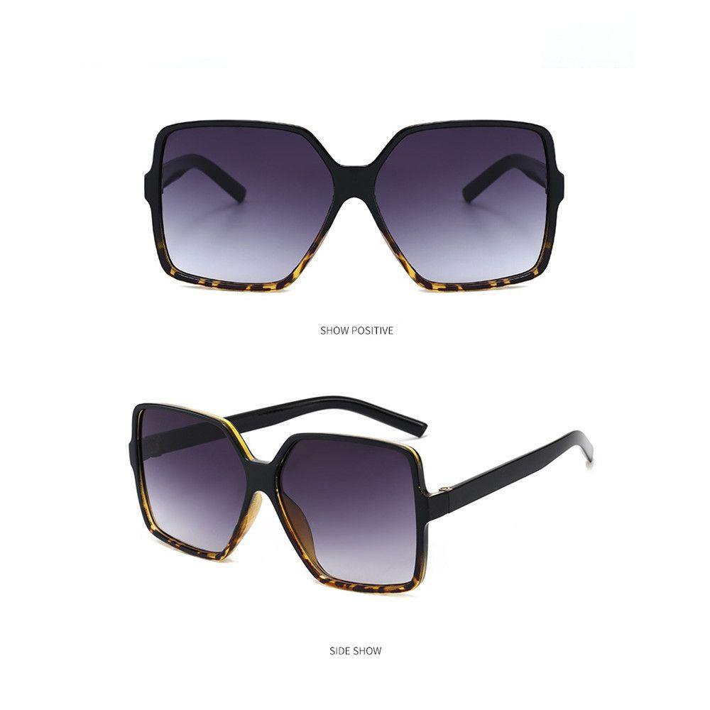 Women Men Big Frame Fashion Vintage Oversized Sunglasses Square Sun Glasses Fashion Shades UV Protection