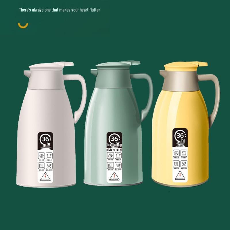 Large Capacity Easy-Clean Thermos Flask and Kettle for Dorms