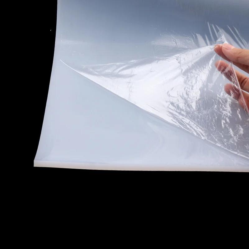 Translucent Silicone Rubber Sheet Silica Gel Plate Sealing Gasket No Peculiar Smell High Temperature Resistance Silicone Gasket 100x100mm&1mm