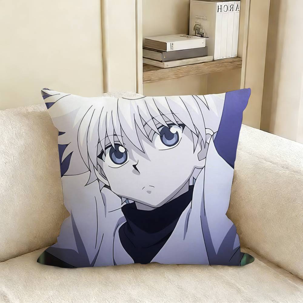 KKillua Zoldyck HHunter X Hunter Various Sizes Square Pillow Case For Car Home Bedchamber Decor