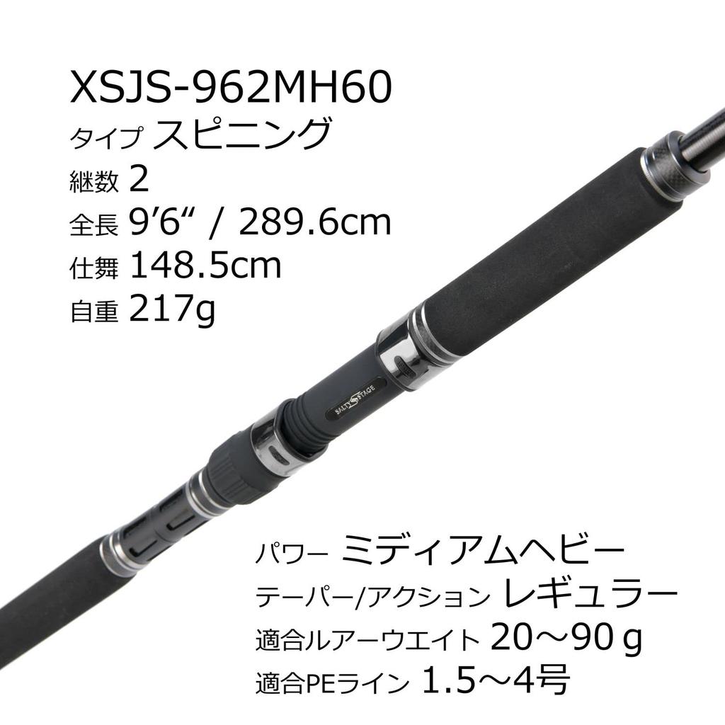 Abu Garcia SaltyStage ProtoType Shore Jigging XSJS-962MH60