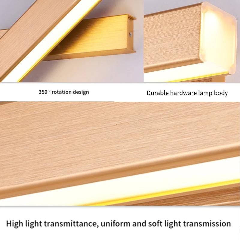 Modern LED Wall Light Hardwares Rotatable Wall Sconces for Bedroom Living Room Indoor Wall Sconces Lighting Fixture Luster