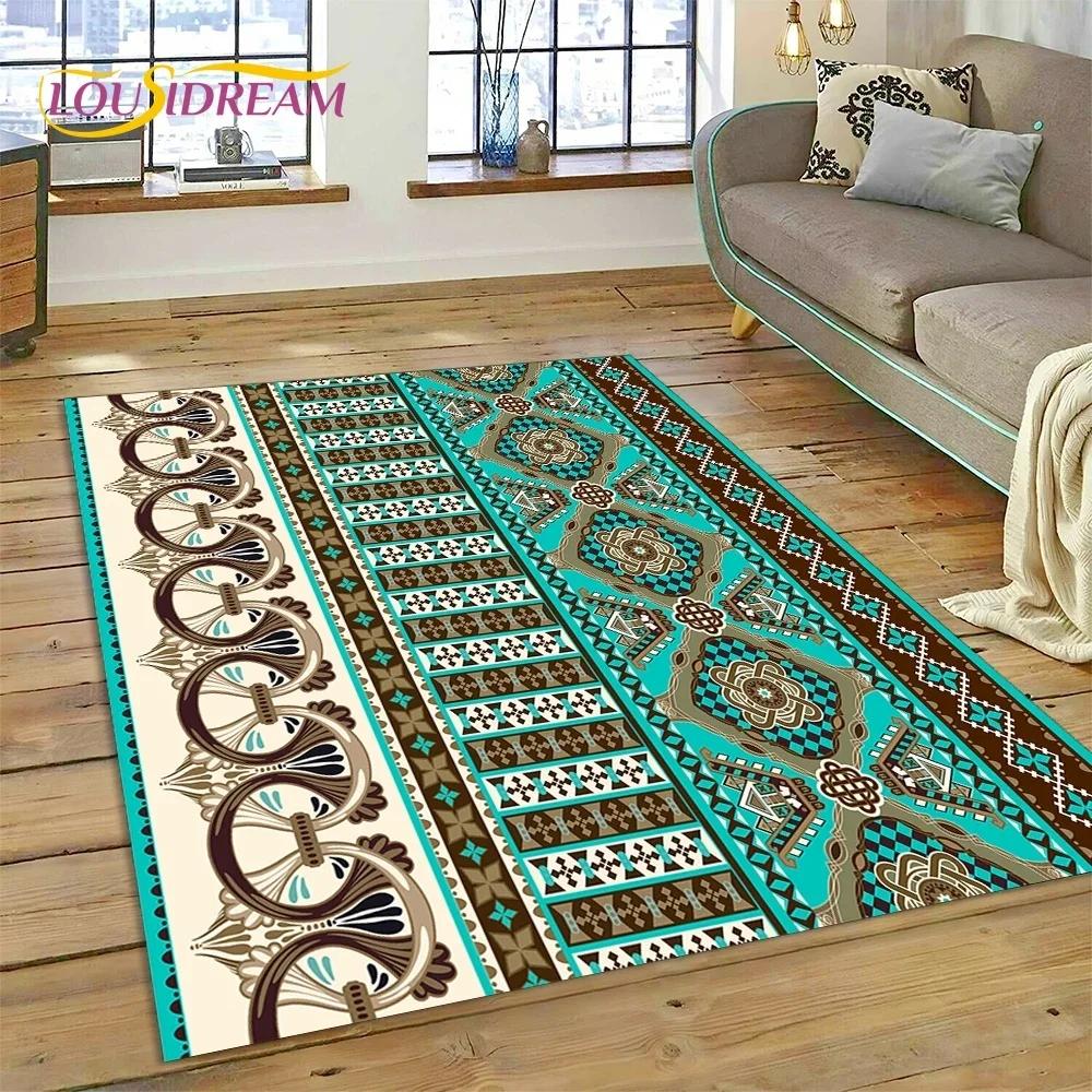 3D Severský Turecký Bohemia Keltský Koberec Běhoun pro Ložnici Obývací Pokoj Domácí Dekorace Pohovky, Dětská Hra Velký Dekor Podlahová Rohož Dárek