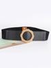 Women Elastic Waist Belt Wide Waistband Adjustable Waist Strap