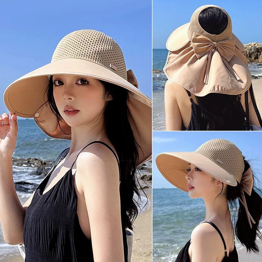Breathable Beach Cap UV Protection Fishing Hats Summer Sun Hat for Women for Outdoor Activities