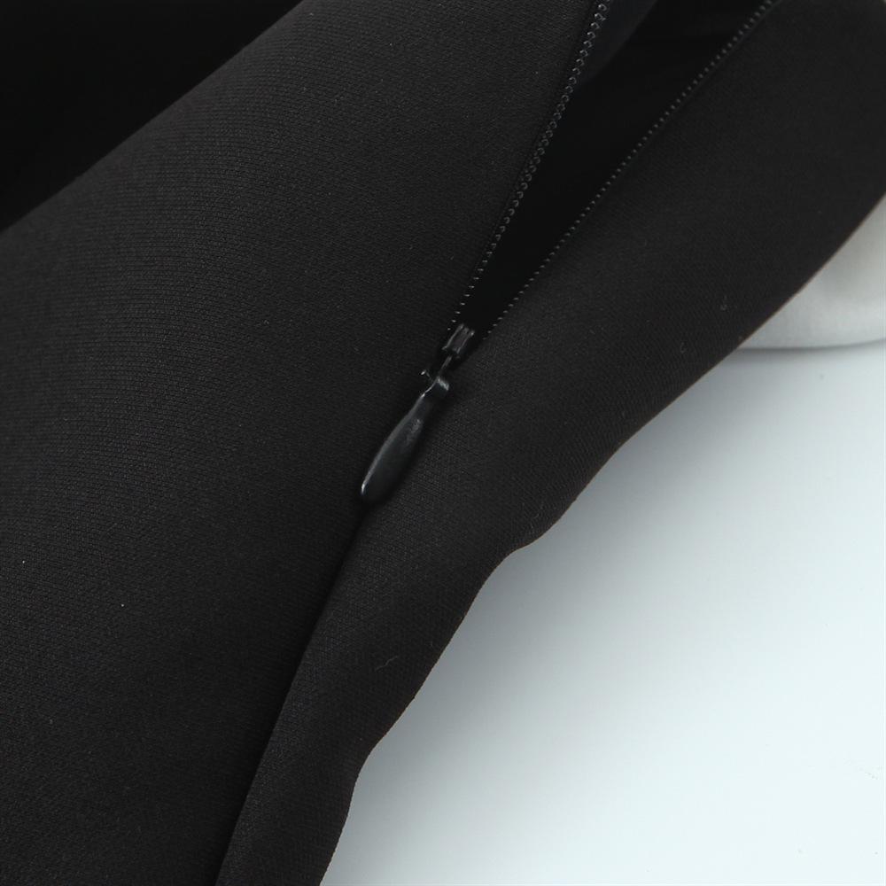 2025 Spring Women's Slim Strapless Patchwork Off-Shoulder Dress