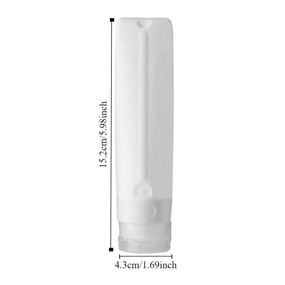 4/5Pcs/Set 80ml Travel Refillable Bottle Set Empty Cosmetic Container  Moisturizer