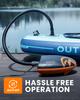 OutdoorMaster Shark 2 Digitale, am Auto betriebene SUP-Pumpe - 12V DC Kabelgebundener Elektrischer Inflator für Stand-Up-Paddling