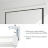 Universal Adjustable Projector Screen Mounting Hook Projection Screen Wall Hanging L-Bracket Movie Screen Curtain Mount Hook Kit