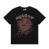 New Trendy Spider Web Print Short Sleeve Men's T-Shirt - Celebrity Style