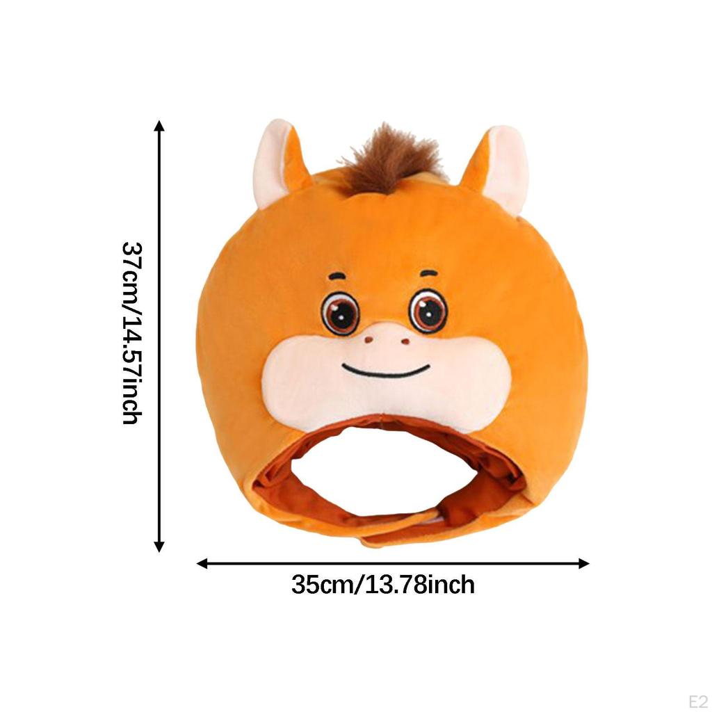Horse Head Hat DIY Crafts Fancy Dress up for Adults Holiday Event Celebration