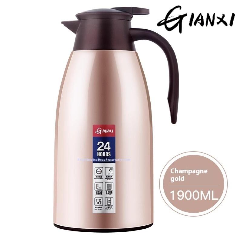 Thermoskanne Großes Fassungsvermögen Thermoskanne im Studentenwohnheim Thermoskanne im Studentenwohnheim Glas Offene Flasche