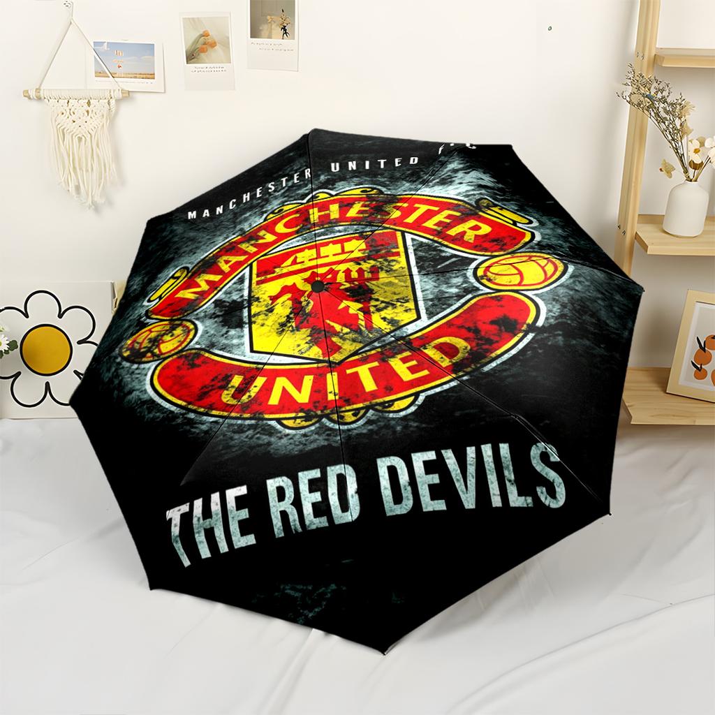 Manchester Compact Travel Automatic Umbrella with 8-Rib Foldable Design All-Season Umbrella for Travel Fashionable Perfect Birthday Christmas Gift Ide