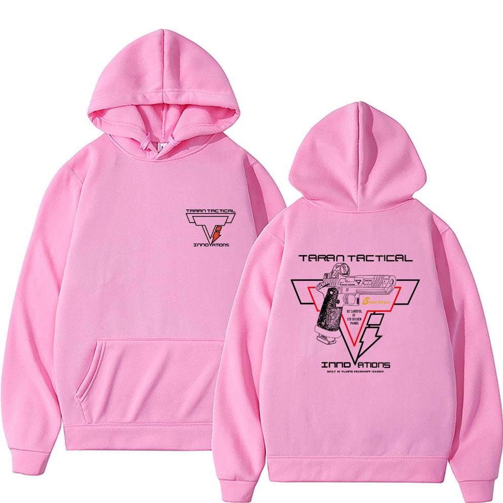 Taran Tactical Pistolen-Print Super Elastischer Hoodie Unisex Lässig Übergroßer Pullover Hoodies Männer Frauen Mode Vintage Sweatshirt