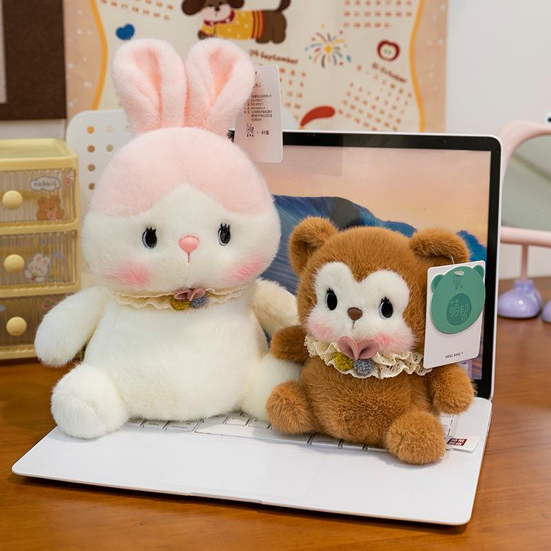 New Style of Breast Pupp Cute Table with Rabbit Little Devil Doll Birthday Gift Cart Decoration Plush Toy