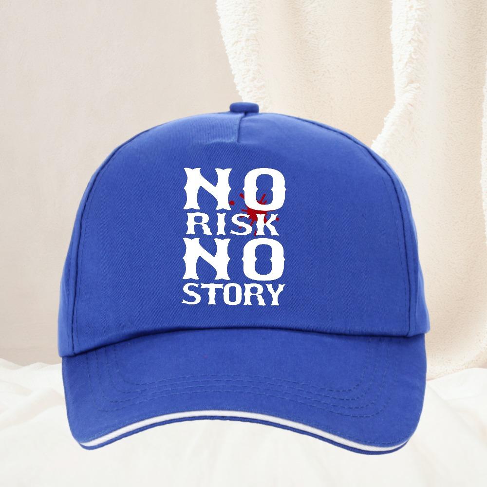 no risk no story Unisex Baseball Caps Spring and Autumn Outdoor Adjustable Casual Hats Unisex Women Golf Snapback hat