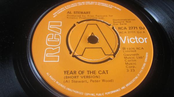 

7inch Record AL STEWART - Year Of The Cat RCA2771DJ RCA Victor 1976 UK Rock Used