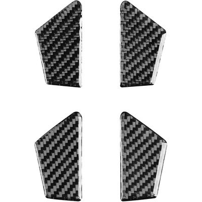 Black Carbon Fiber Compatible with Chevrolet/Chevy Malibu 2016 2017 2018 2019 2020 2021 2022 2023 2024 2025 Accessories Car Interior Door Handle Bowl