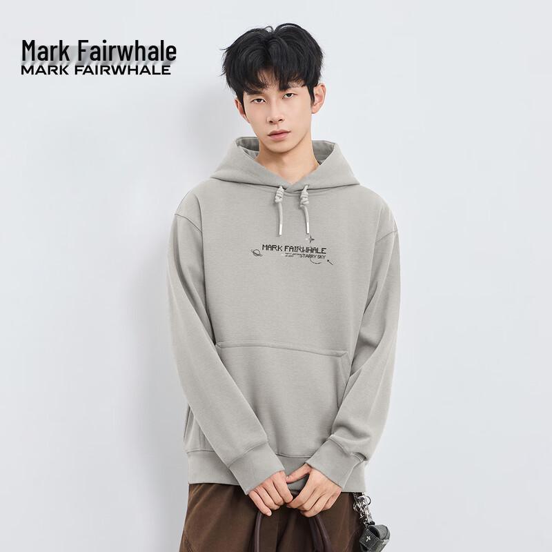 

Mark Fairwhale Men s Hooded Letter Print Sweatshirt 3XL