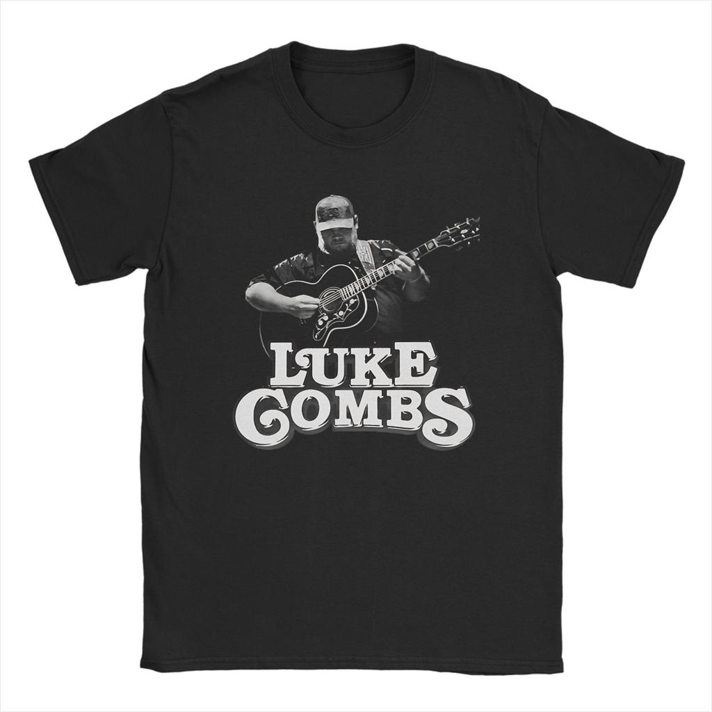 Lukes Combs T Shirt Summer Harajuku Tshirts Couple 100 Cotton Breathable 4xl 5xl 6xl Tees Short Sleeves Awesome Tshirt