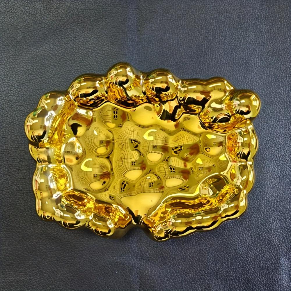 Electroplated Soap Box Cloud Fragrant Soap Box Soap Storage Box for Non Perforated Drainage Bathroom Non Slip Soap Holder and Soap Holder