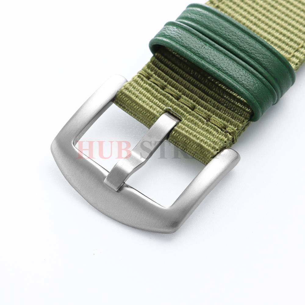 18/20/22mm Nylon Watch Band Star Holes Weave Soft Strap Military Sport Bracelet for Seiko Quick Release Universal Wristband