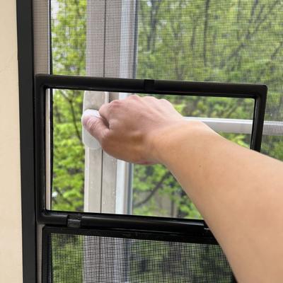 Practical DIY Window Screen External Opening Removable Insect Screen Net Invisible Anti Fly Curtain