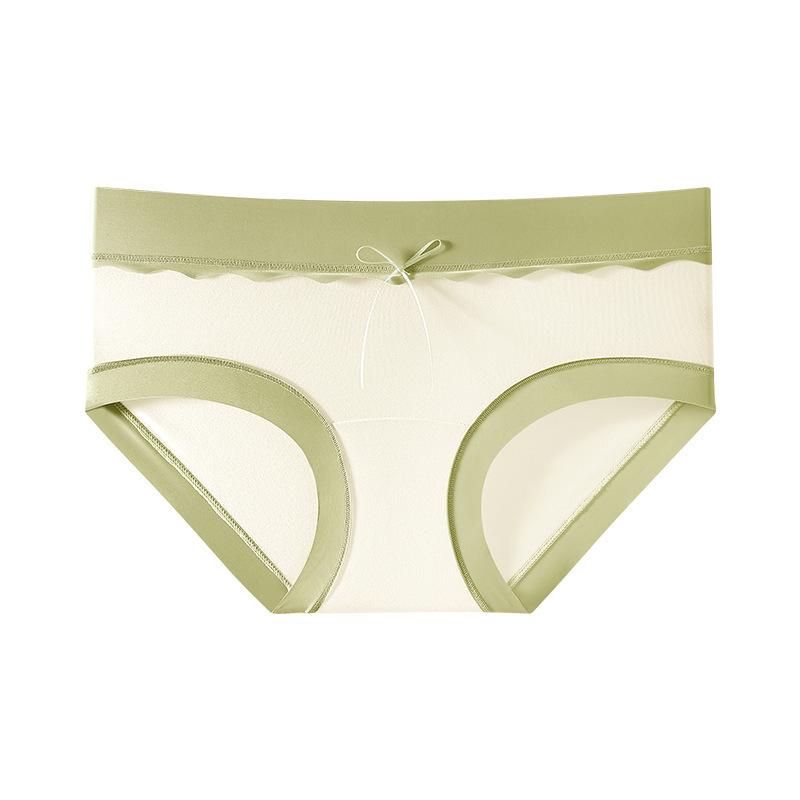 Female Summer 10A Mulberry Silk Antibacterial Crotch Breathable Bag Hip Stretch No Trace Briefs