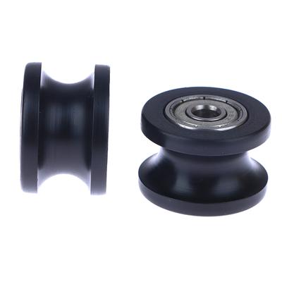 1Pcs U Groove Pulley Guide Pulley Rolling Bearing U Groove Roller Wheel 5*25*16.5Mm For Driving Mechanical Accessories