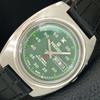R31 AUTOMATIC VINTAGE JAPAN MENS GREEN COLOR DIAL WATCH A704714-1