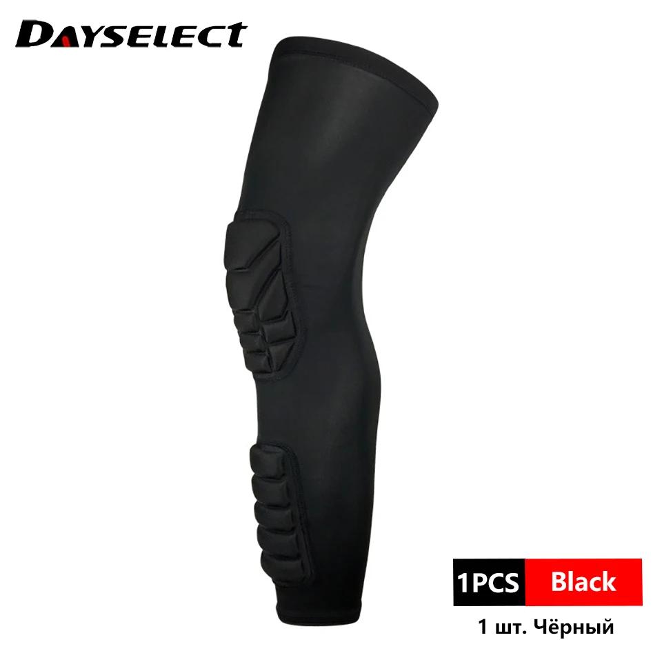 1Pcs Sports Knee Pads Extended Breathable Leg Warmers Anti-Slip Shock Absorption Double Anti-Collision Outdoor Sport Men Women