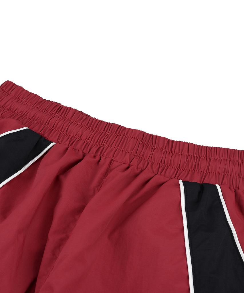 DRIX Color Block Piping Racing Pants_Red