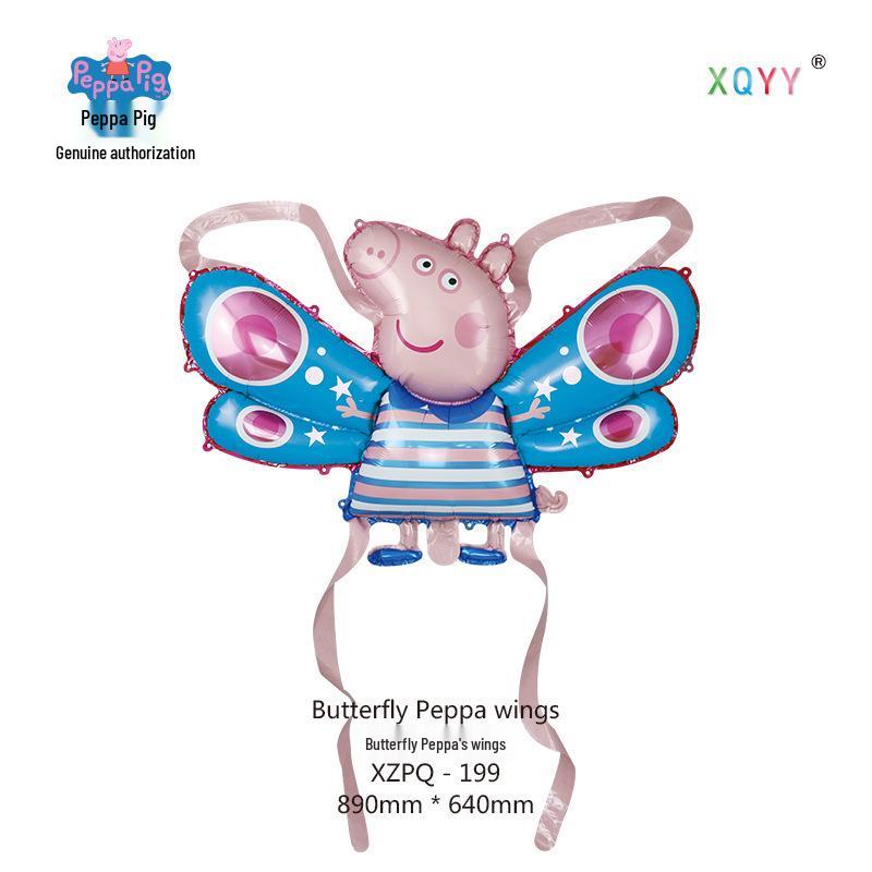 Colorful Children's Angel Wings Inflatable Butterfly Balloons for Night Market and Street Stall Decoration
