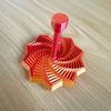 Erweiterte Visuelle Illusion Sechseck 3D-Druck Wirbelnde Spiralornamente Partyspiele