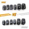 Moto Accessory Hand Control Switch Housing Cap Button Cover Kit For Harley Softail Dyna Sportster 883 1200 VRSC XL XR FLHR FLHRC