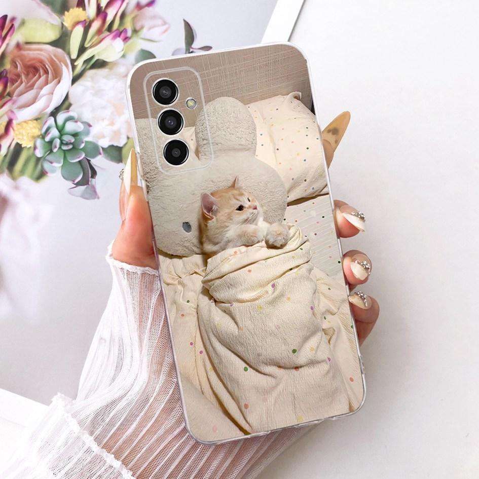 For Cover Samsung Galaxy M13 4G Case SM-M135F Cool Dragon Tiger Animal Pattern Soft Silicone Bumper For Samsung M53 M33 M23 Case