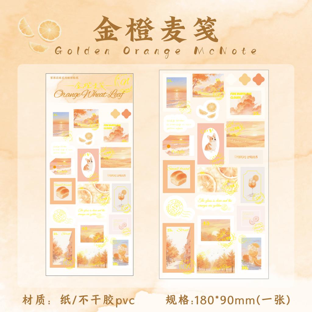 1 PC Kawaii Ins Japanese Style PVC Stamp Stickers Creative Decoration DIY Scrapbook Travel Diary Aesthetic Stationery Stickers