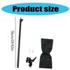 Adjustable Photography Boom Arm Kit 76 135cm with Sandbag and Universal Clamp for Studio Lighting