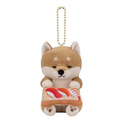 Livheart Breloque Mascotte Alimentaire Animaux Endormis Premium Shiba Inu Kotaro Mascotte Mignonne Sushi (Longueur totale environ. 13cm) 47301-01