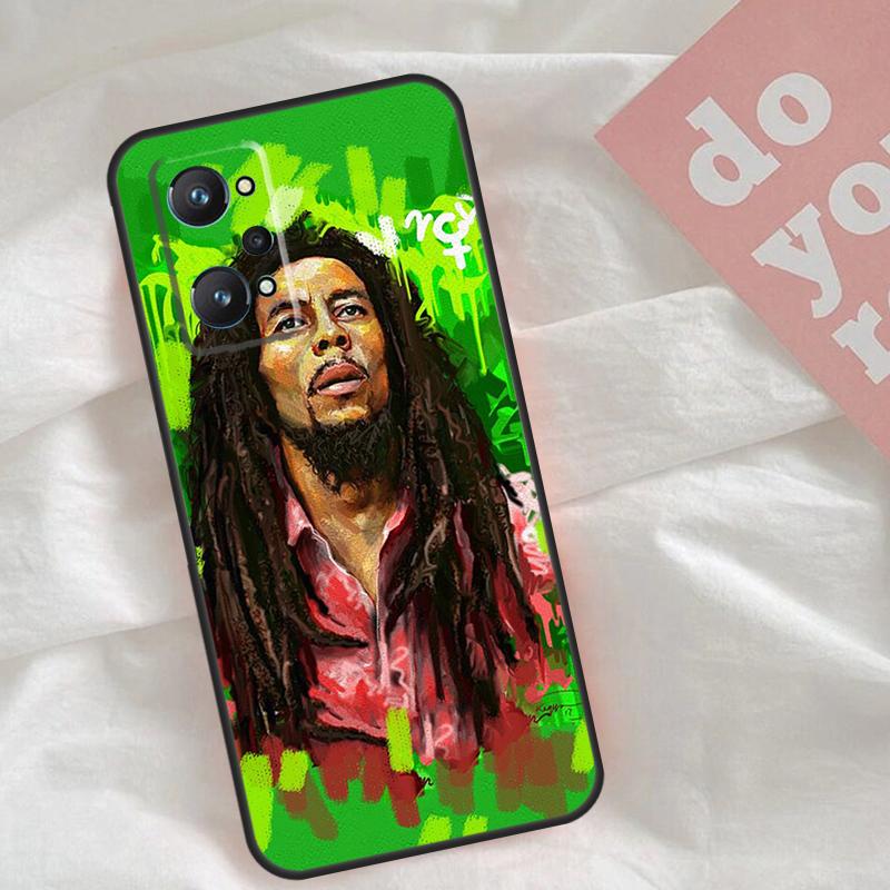 Reggae Bob Marley For Realme C30 C31 C33 C35 C55 C21Y GT Neo 5 3T 2T OnePlus 11 10 9 Pro Nord CE 3 2 Lite Case