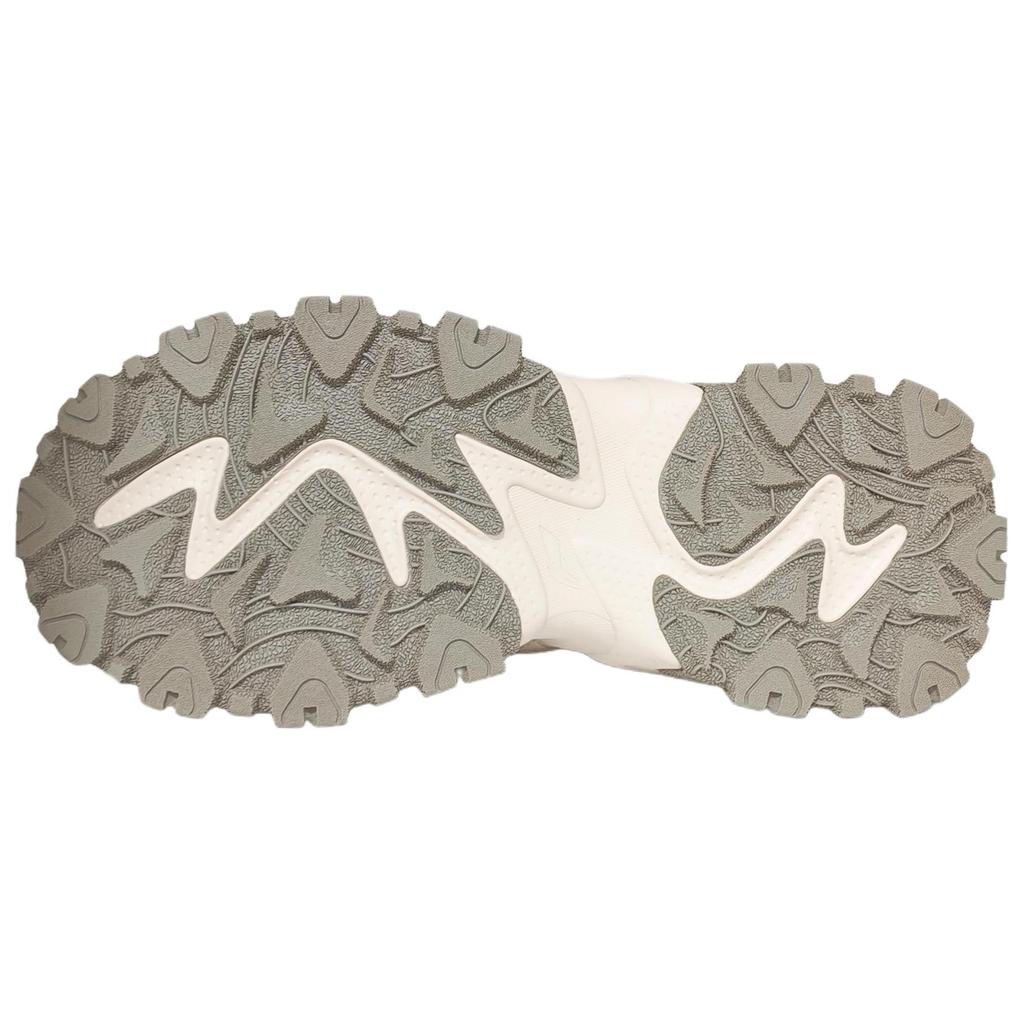 Li Ning Shan Xing Slip Resistant Abrasion Resistant Support Low Top Chunky Sneakers Men's Beige Green AGCV247-1