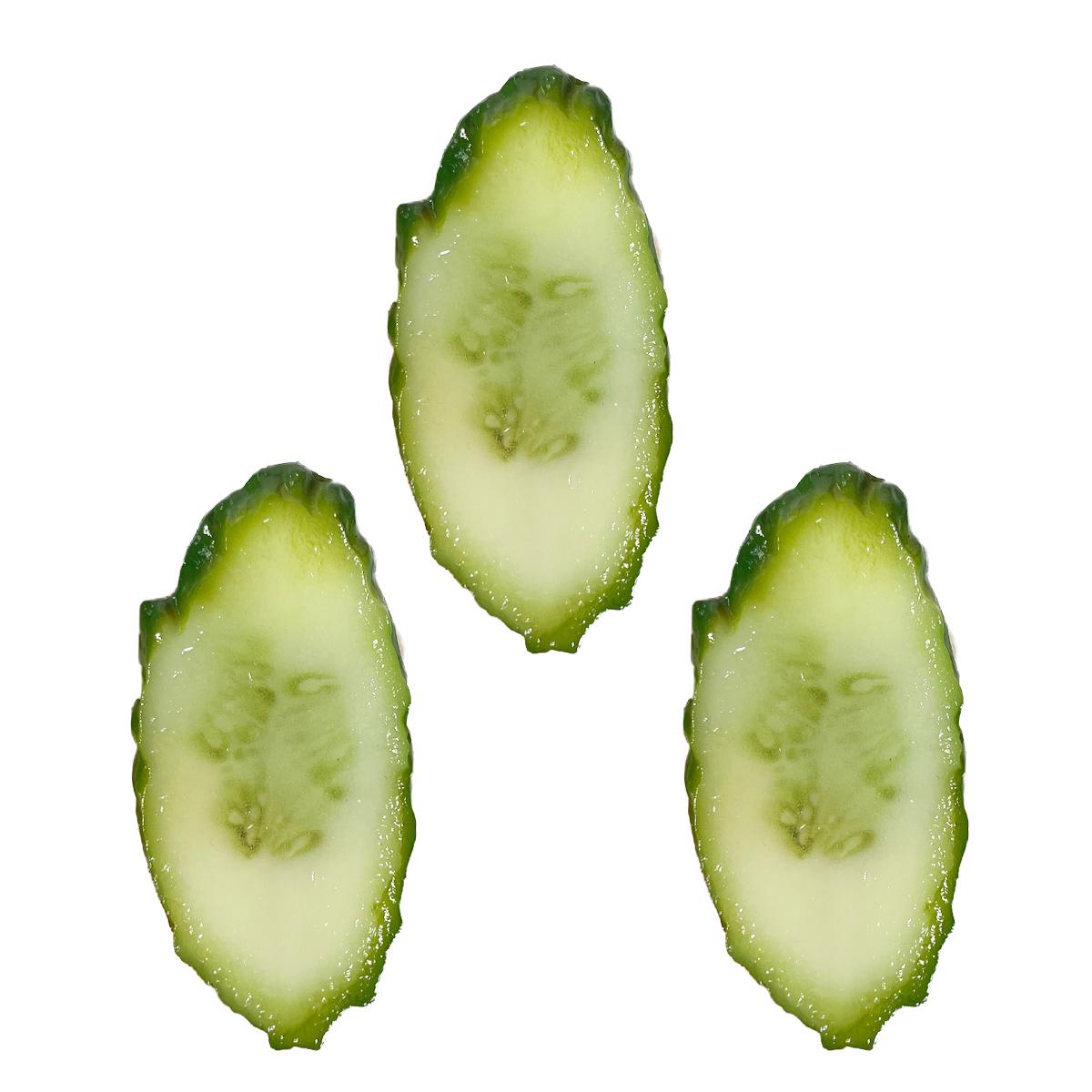 Искусственные ломтики огурца фрукты овощи поддельная еда ресторан витрина украшение фото реквизит дек