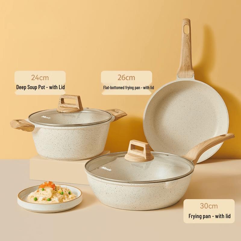 Lantuan Non-Stick Cookware 4-Piece Set